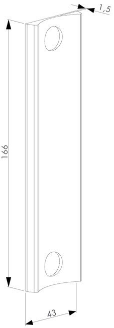 Schlossausgleichsblech