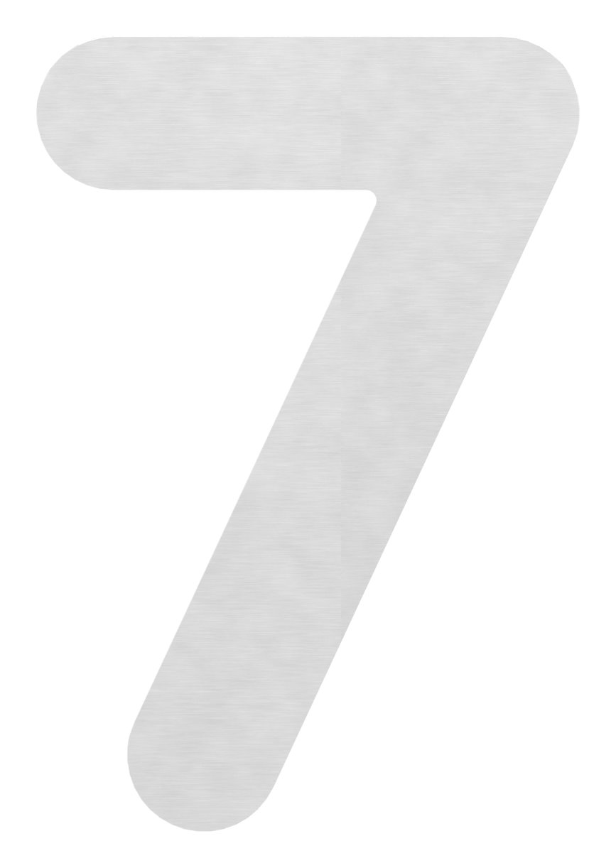 Hausnummer 7 - "groß", V2A