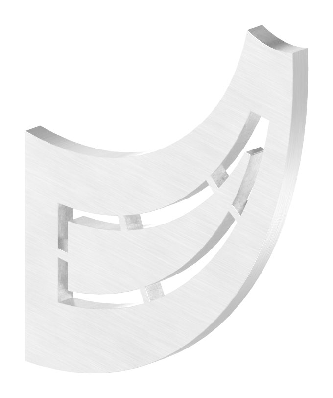 Handlaufschwert, 4mm stark, V2A