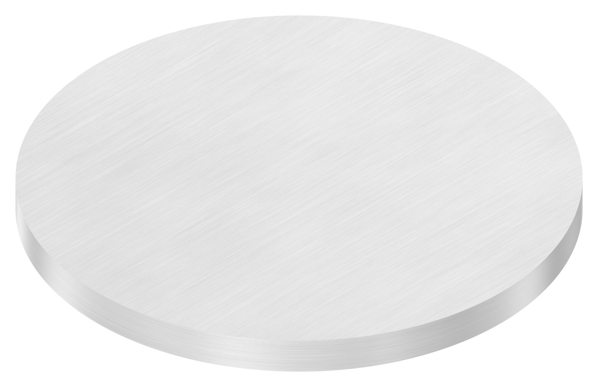 Ronde Ø 150x10mm, mit Längsschliff, V2A