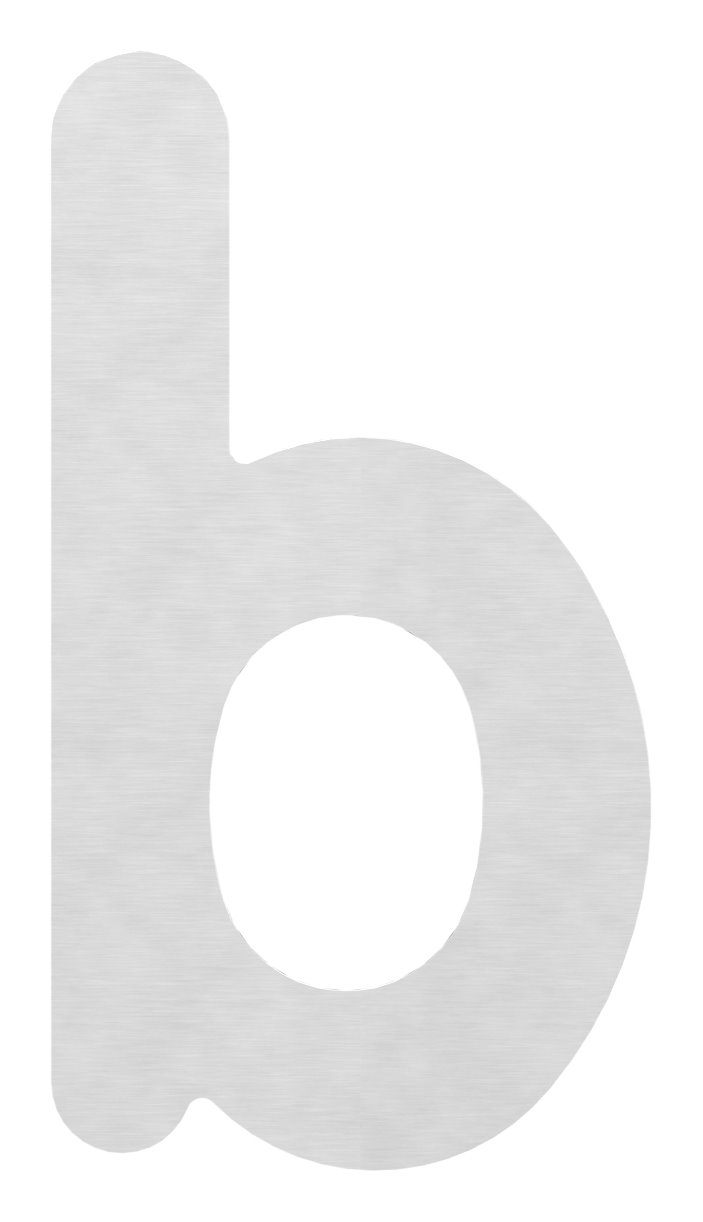 Hausnummer b - "groß", V2A