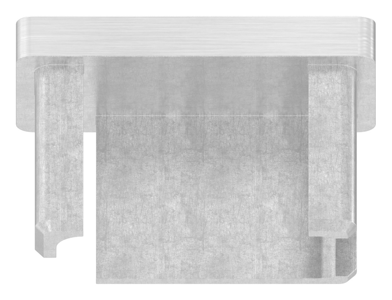 Einsteckkappe, für Rohr 40x20x2,0mm, V4A