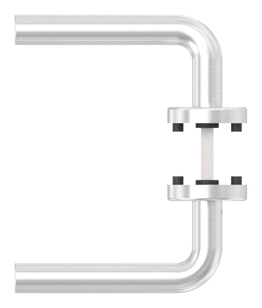 Türdrücker-Paar, drehbar, V2A
