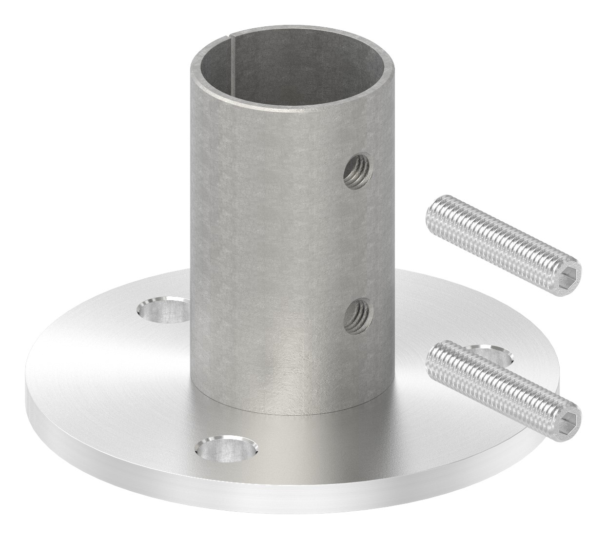 Wand- und Bodenanker, für Rohr 42,4x2,0mm, V2A