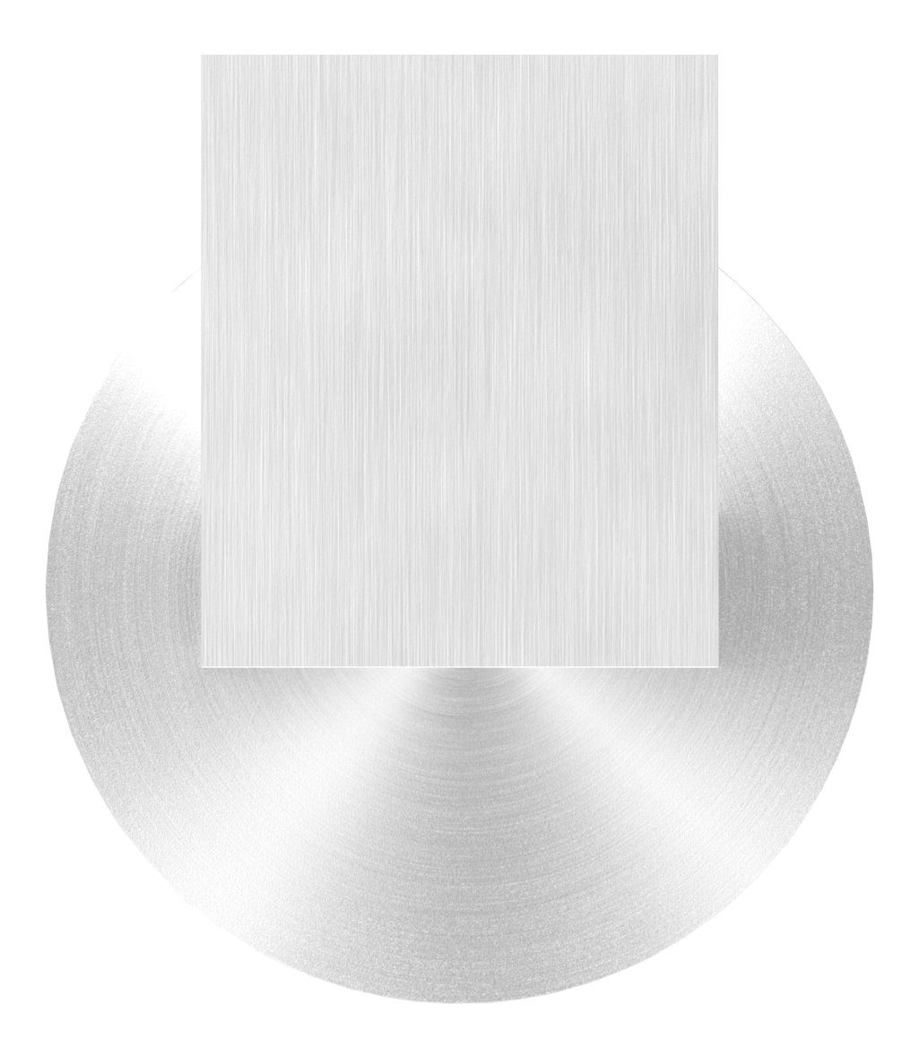 Sensa Design 1, flacher Anschluss, V2A