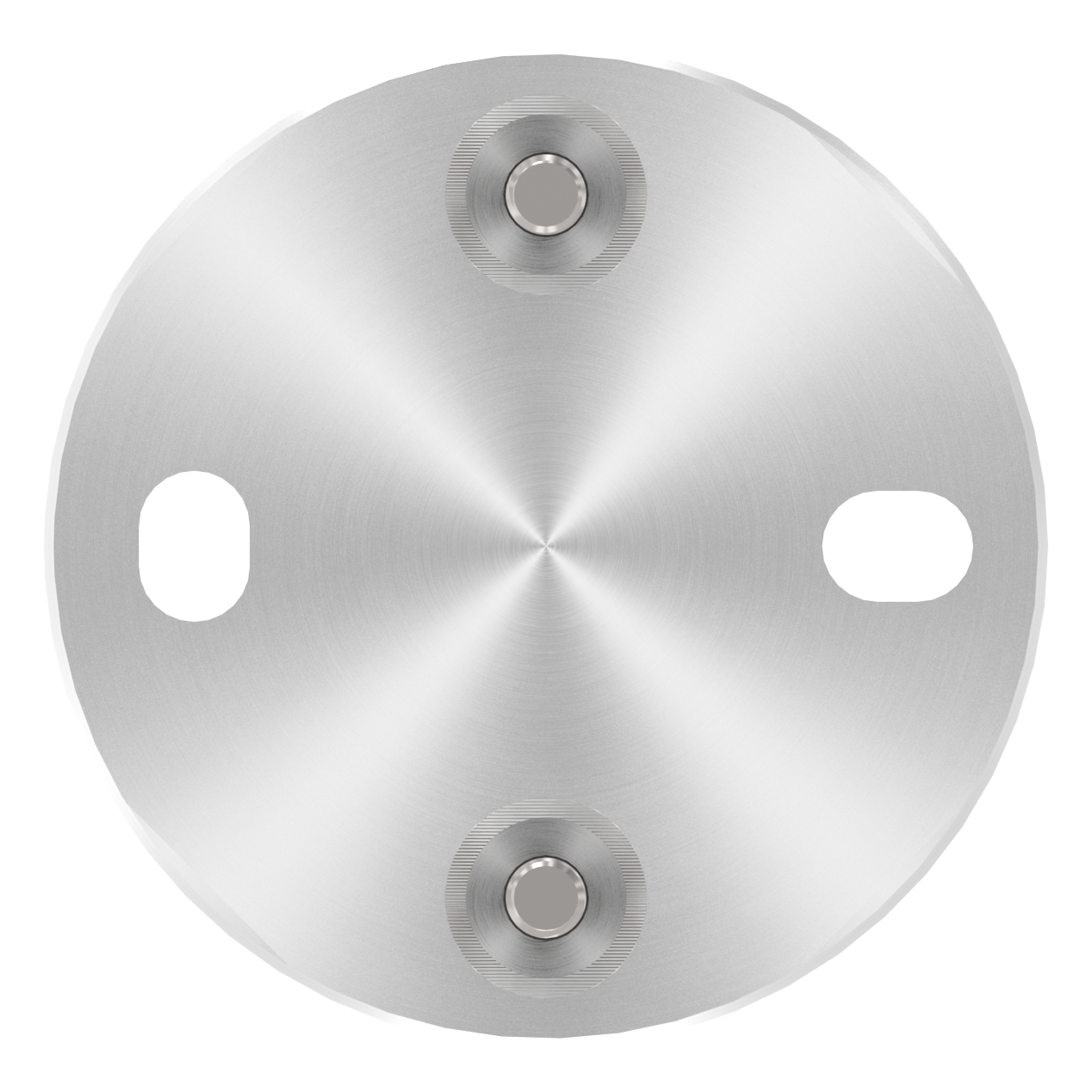 Wandbefestigung für Geländerpfosten 42,4mm, V2A