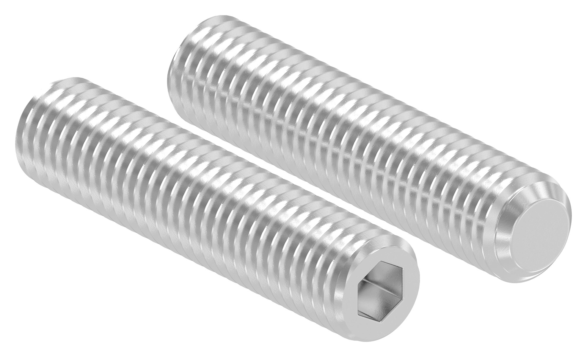 Gewindestift M10x45, V2A, DIN 913 / ISO 4026 Gewindestift M10x45, V2A, DIN 913 / ISO 4026