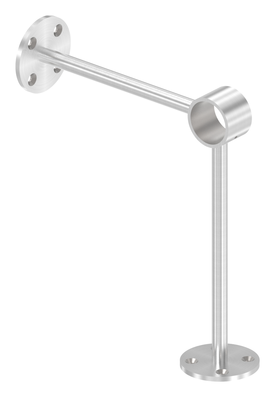 Fußlaufstütze, für Rohr 33,7mm, V2A