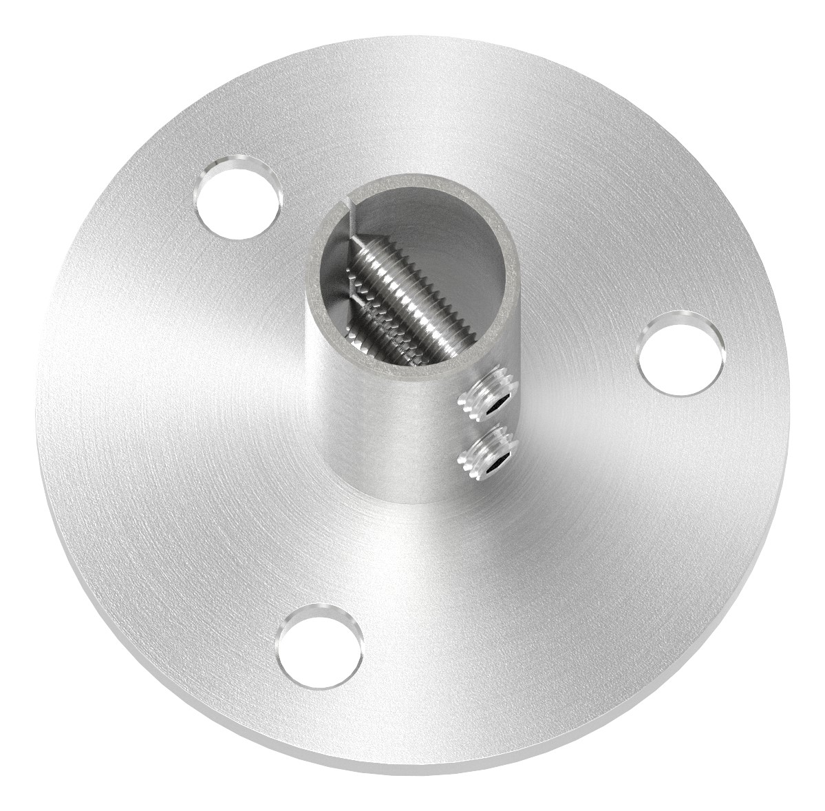 Wand- und Bodenanker, für Rohr 33,7x2,5mm, V2A