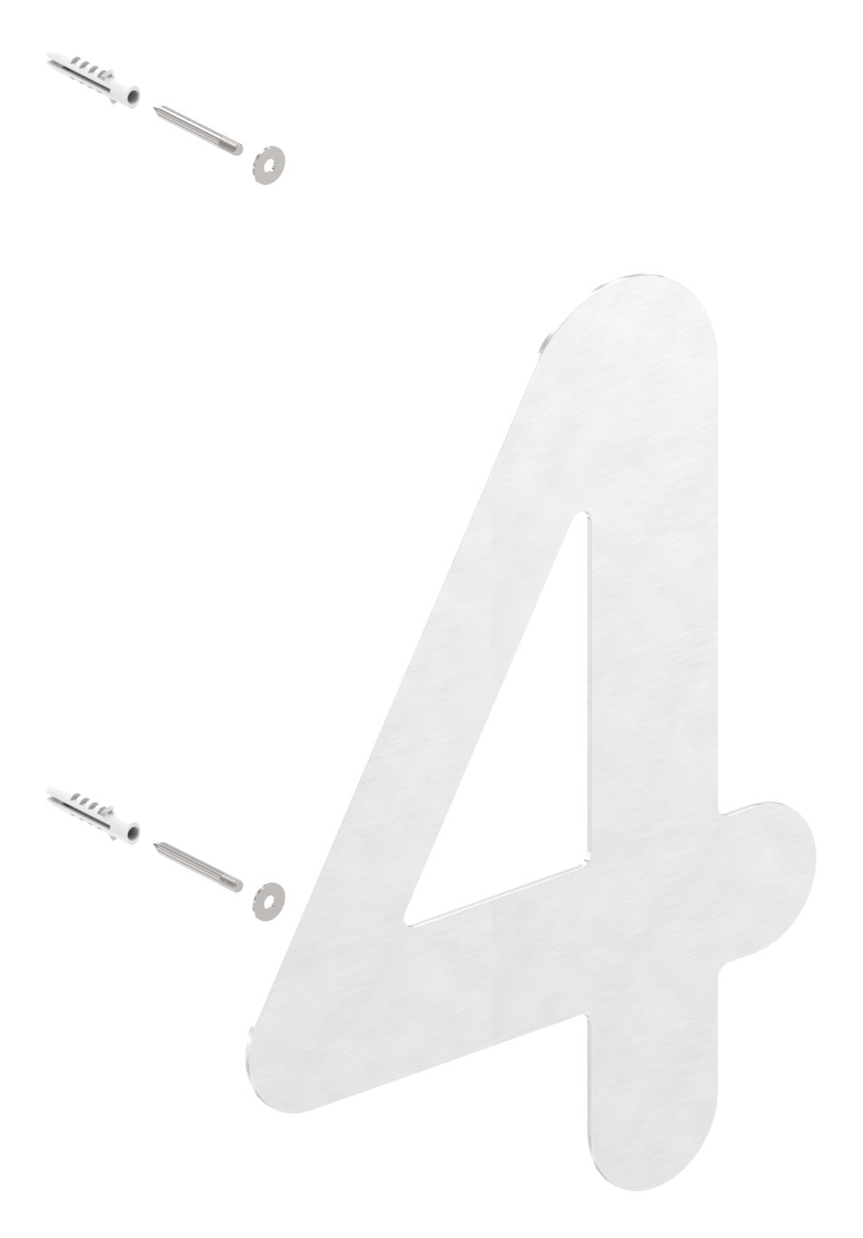 Hausnummer 4 - "groß", V2A