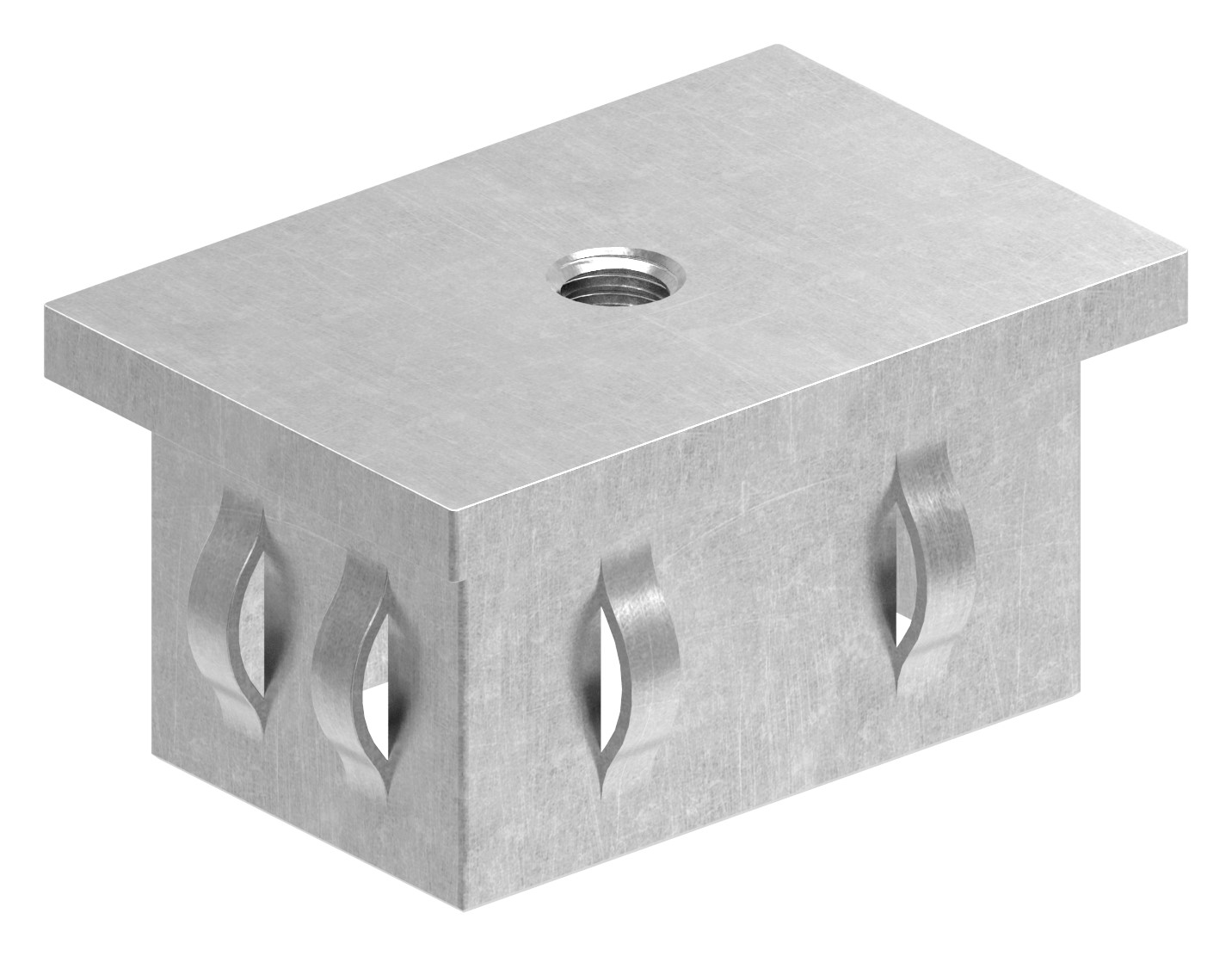 Stahleinschlagkappe, für, Rechteckrohr 60x40mm