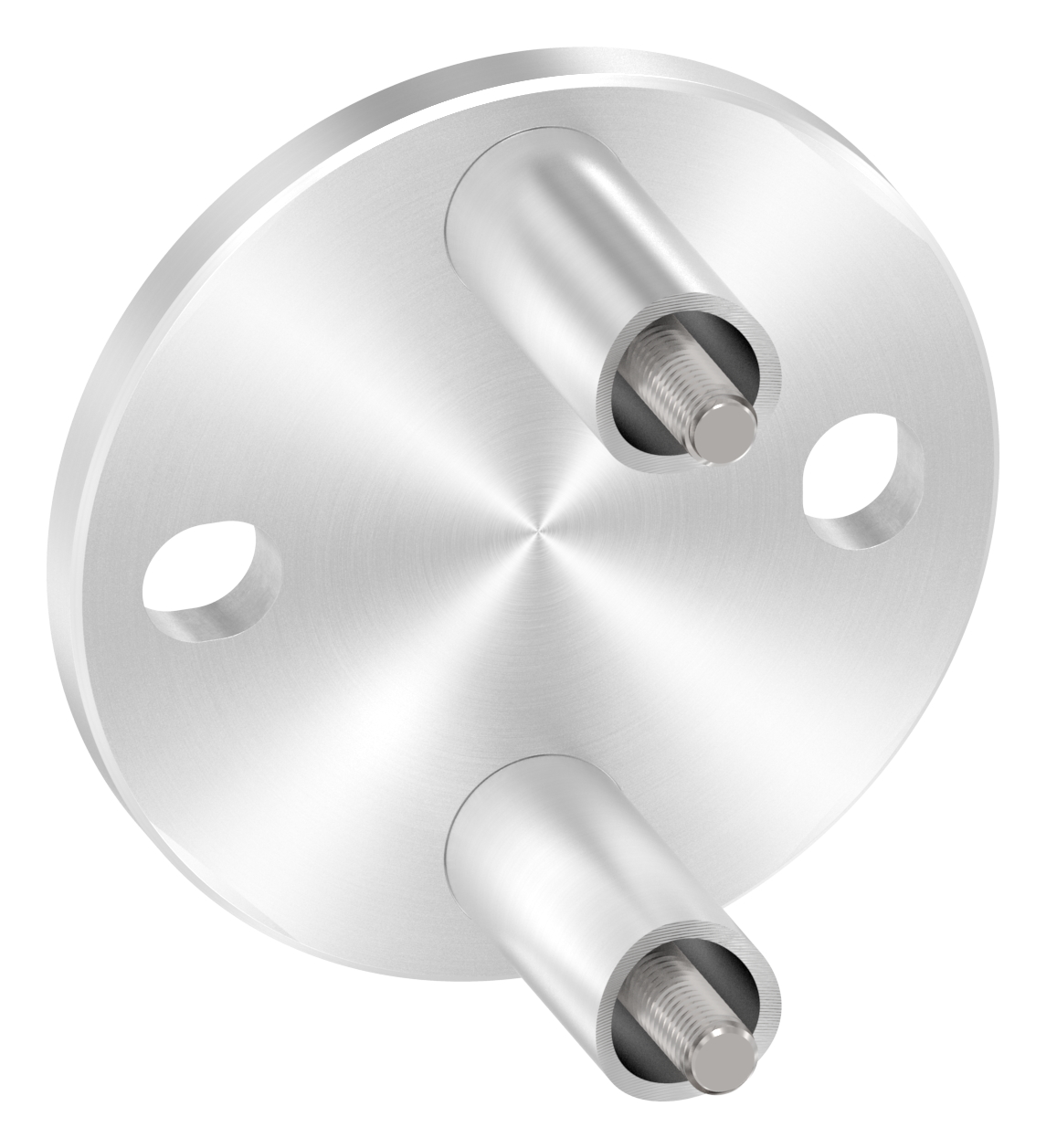 Wandbefestigung für Geländerpfosten 42,4mm, V2A