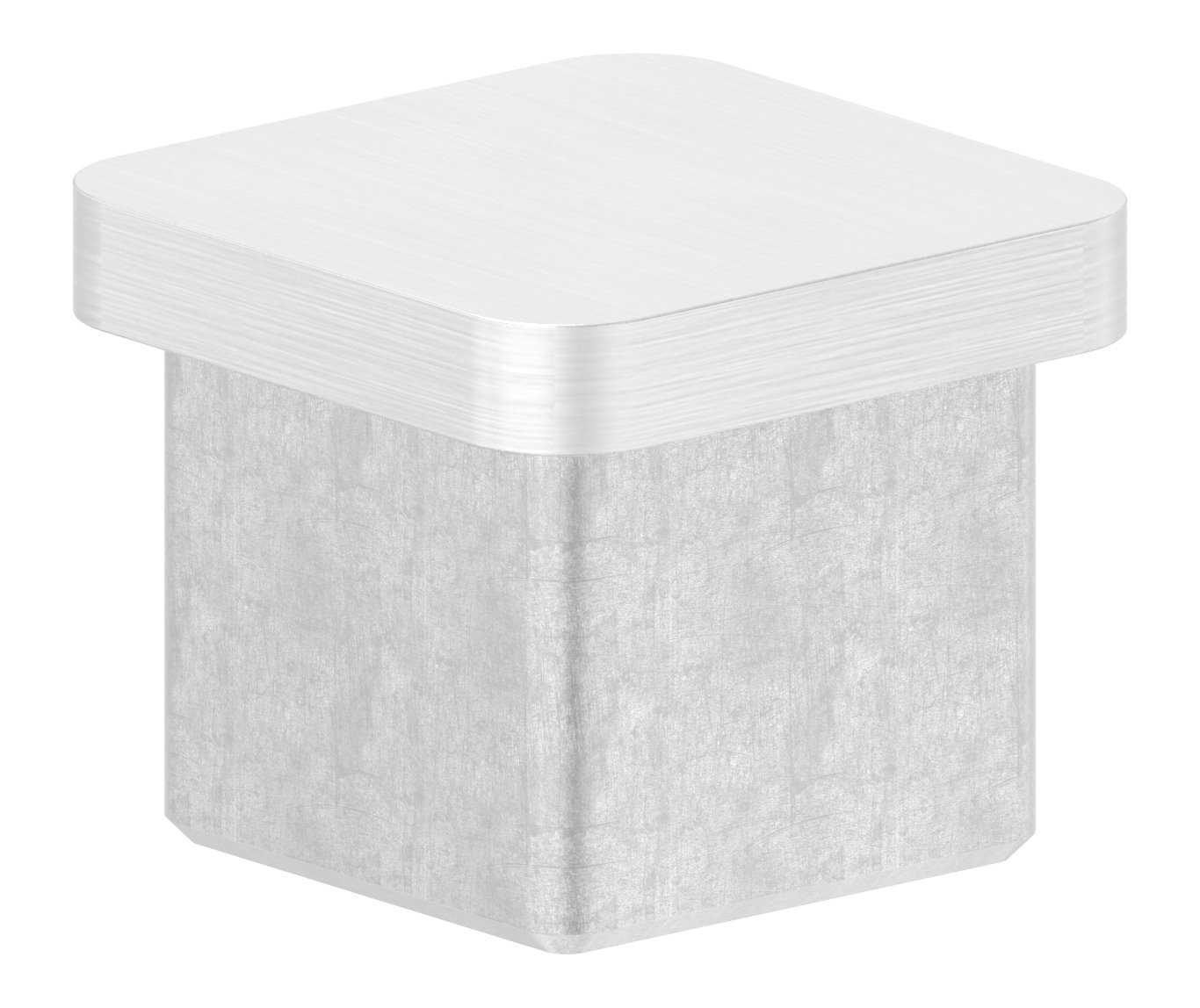 Einsteckkappe, für Rohr 30x30x3,0mm, V4A