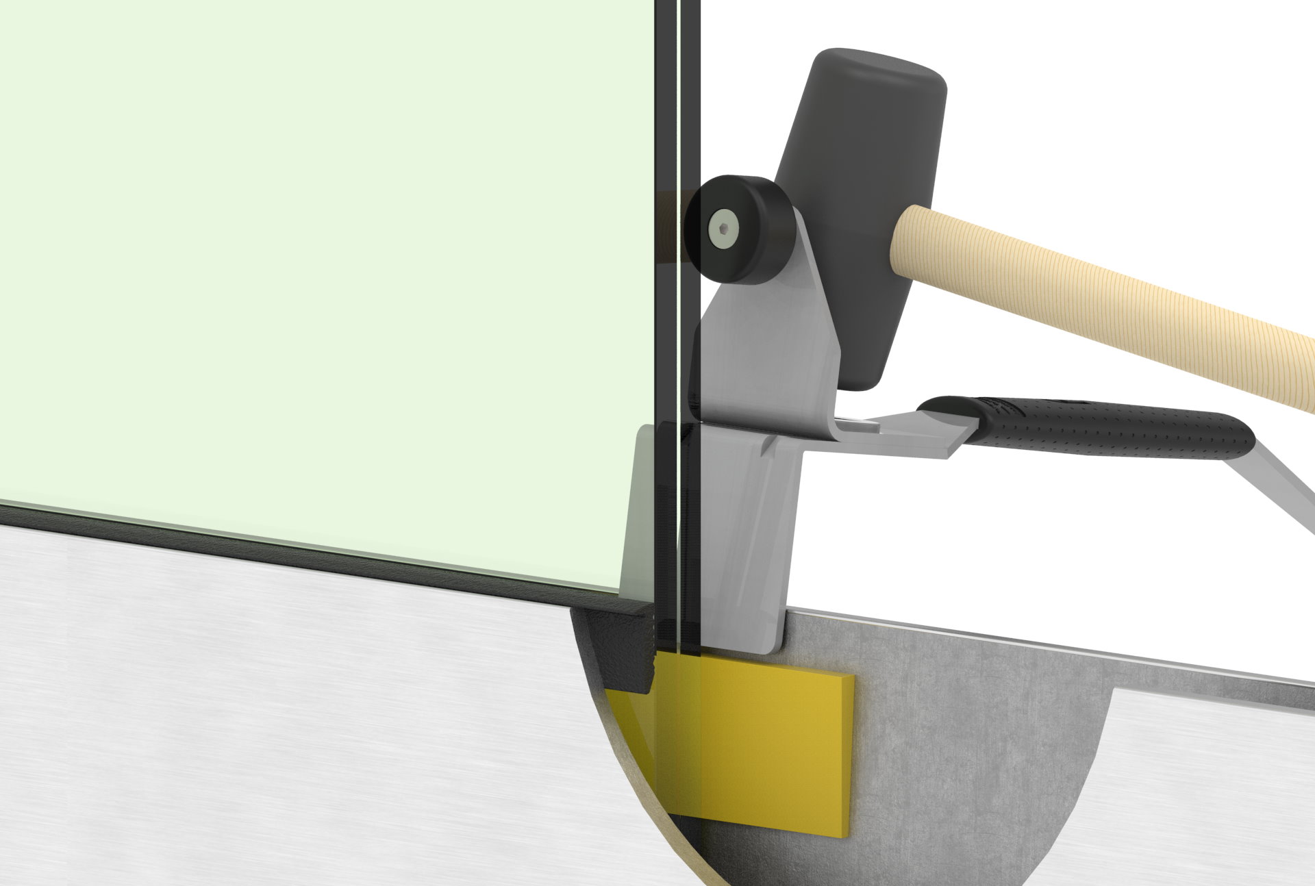 Mulitool - für Montage Ganzglasgeländersystem