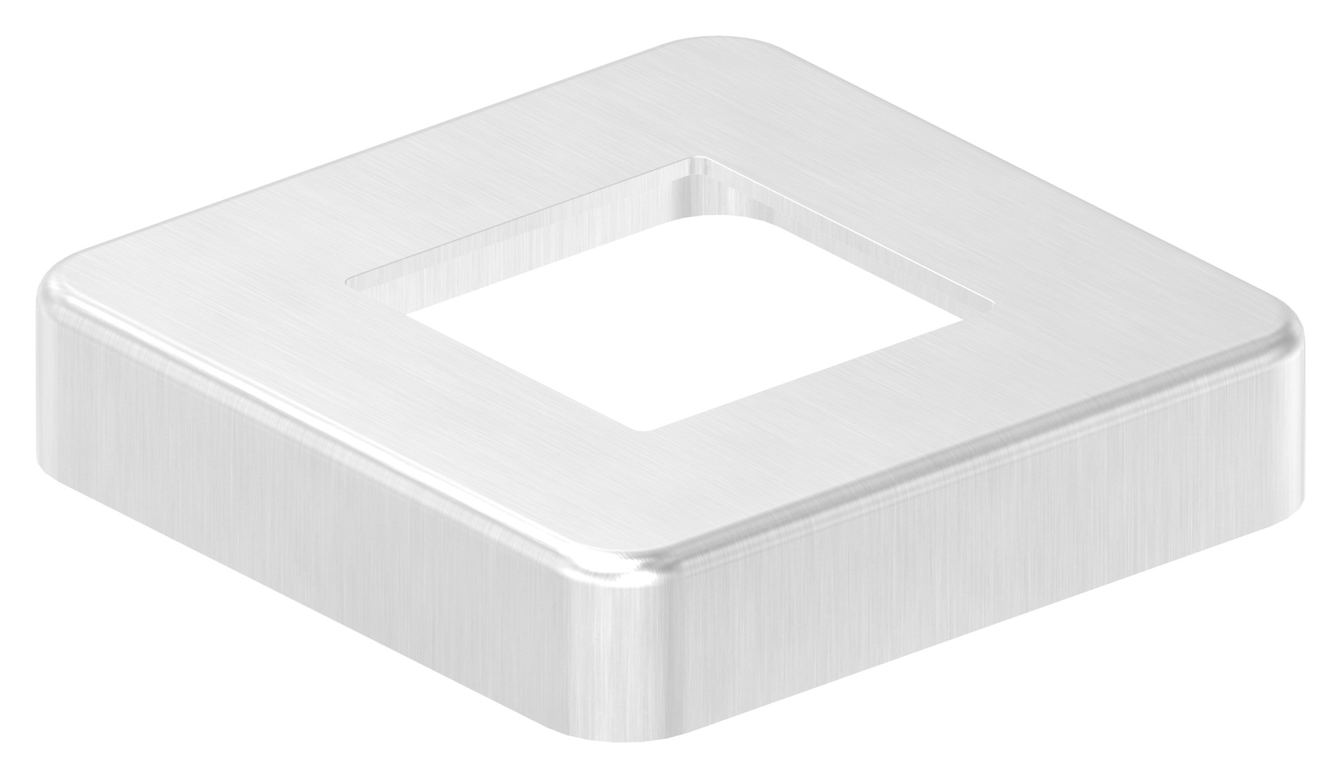 Abdeckrosette, 96x96x20mm, V2A