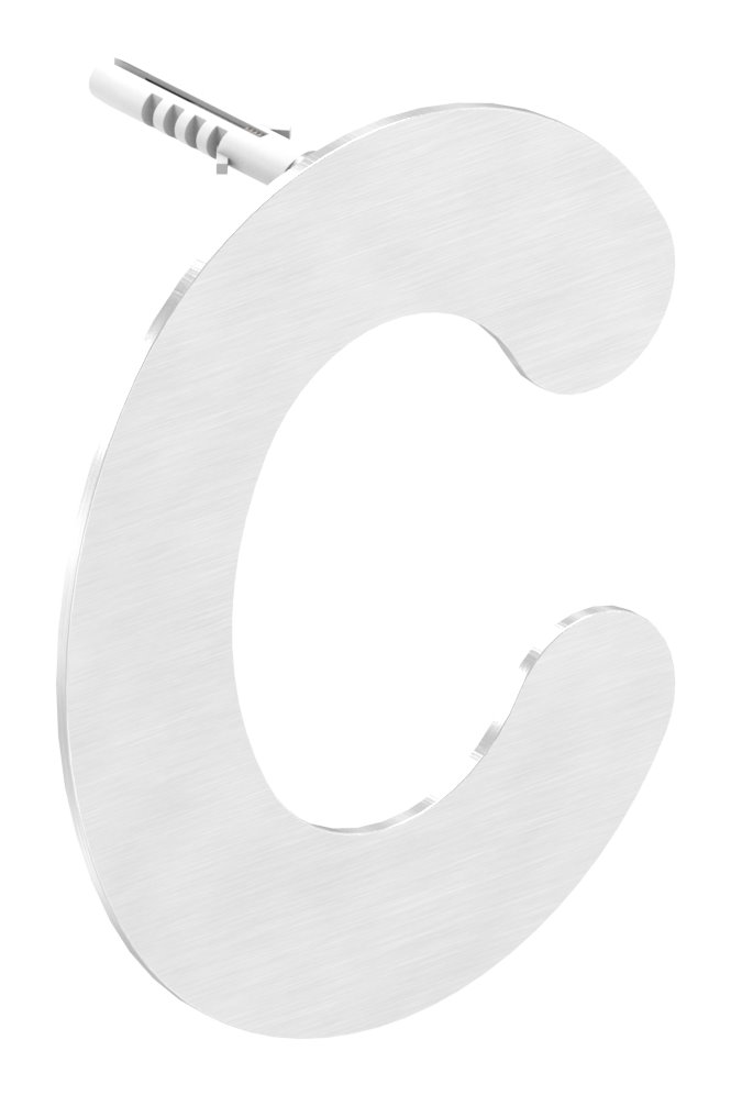 Hausnummer c - "klein", V2A