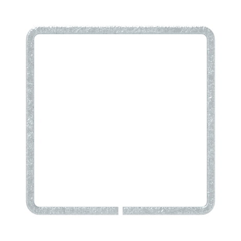 Ausgleichshülse von 8x8 auf 9x9mm, Länge 20mm, verzinkt