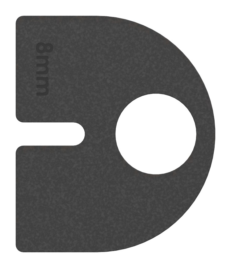 Gummi für Mod. 28, ESG-Glas 8mm