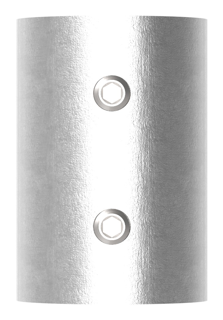 Verbindungshülse für Rohr 48,3x2,0mm, V2A