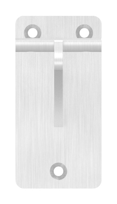 Tablettrutschenträger, für Rohr 33,7mm, V2A Tablettrutschenträger, für Rohr 33,7mm, V2A
