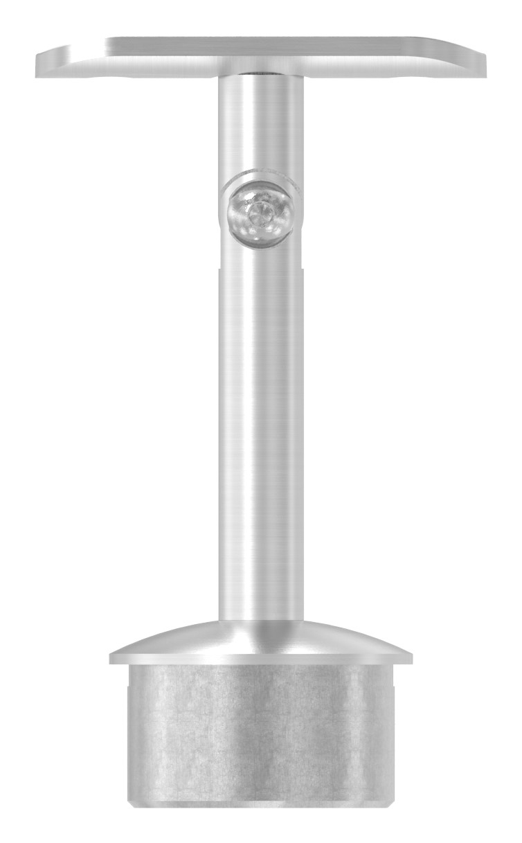 Rohrabschlussstopfen für Rohr 42,4x2,5mm, Handlaufanschlussplatte: 42,4mm, V2A