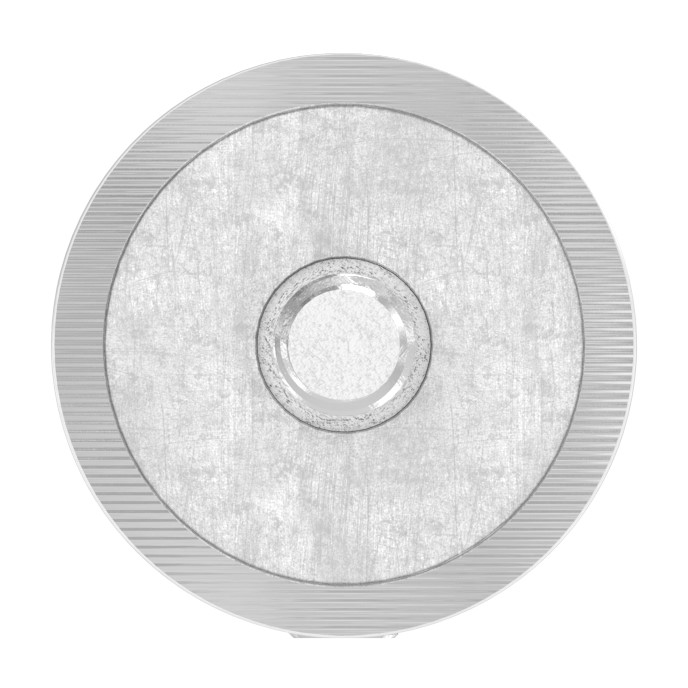 Querstabhalter zum Stoßen, Bohrung Ø 12,5mm, Anschluss 48,3mm, V2A