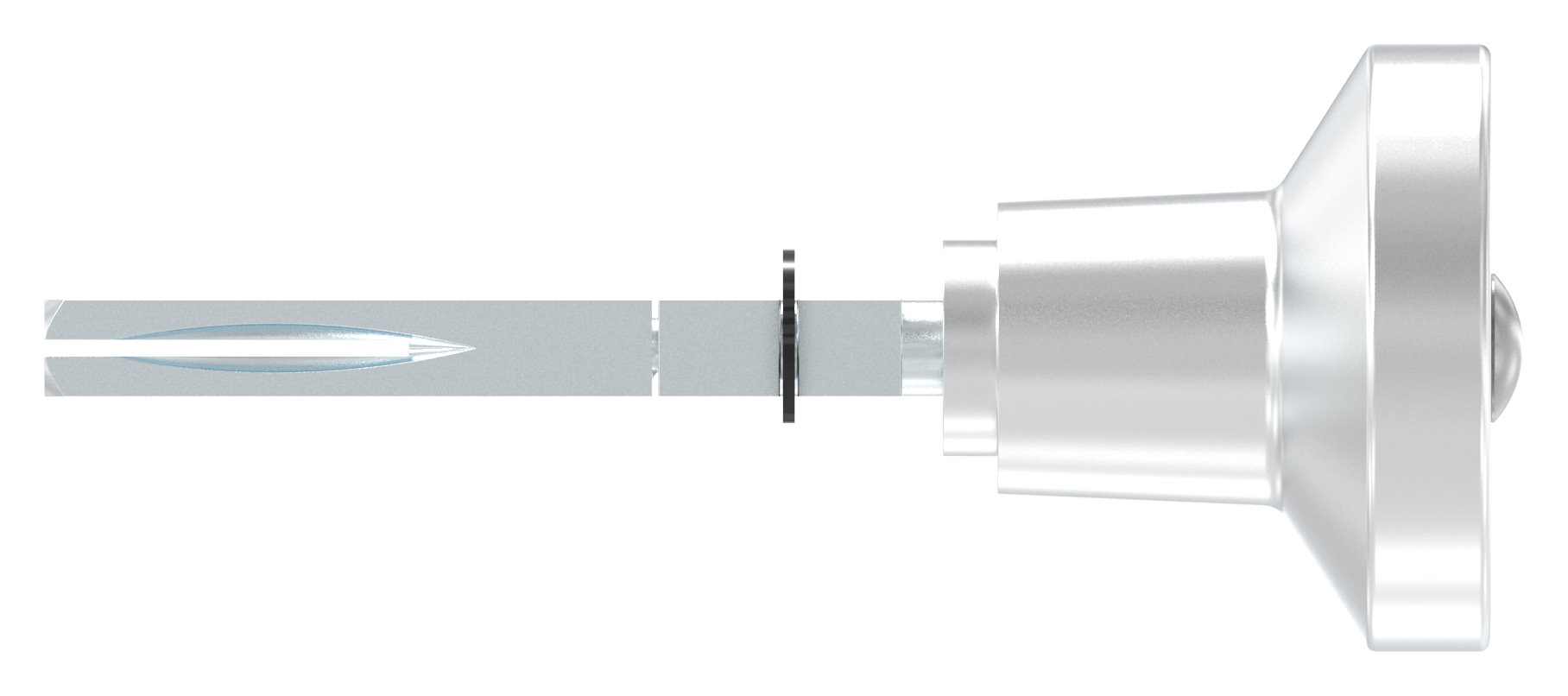 Kindersicherungsknopf einzeln, für GTS-Schlösser, ALU