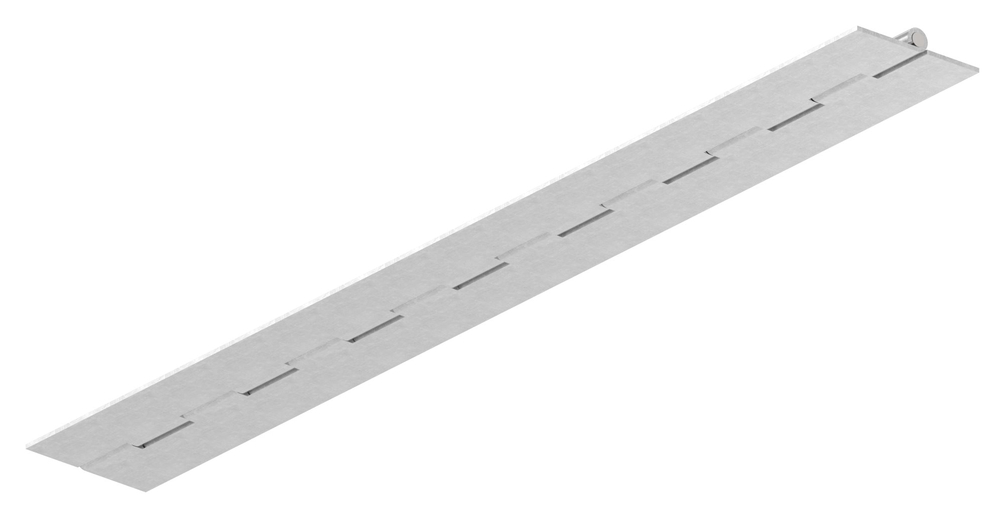 Langes Scharnier zum Anschweißen, 60 x 2,0 x 1980mm, roh
