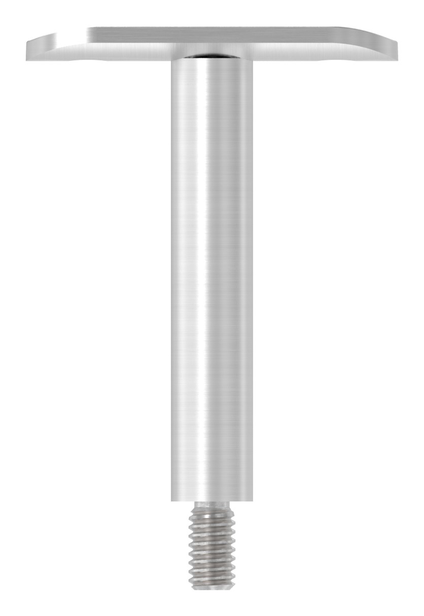 Stift Ø 14mm mit Handlaufanschlussplatte für Rohr 42,4mm, V2A