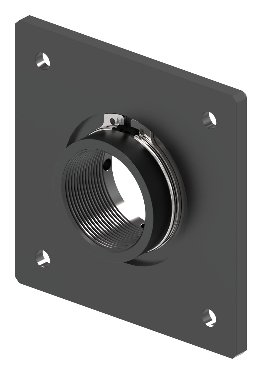Montageplatte quadratisch 100x100mm Montageplatte quadratisch 100x100mm