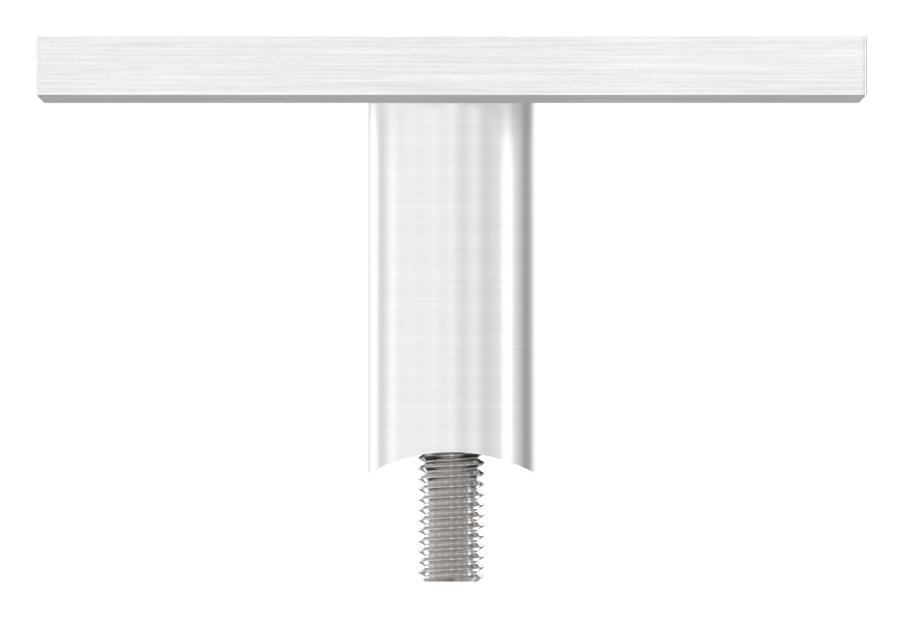 Wandbefestigung für Geländerpfosten 42,4mm, V2A