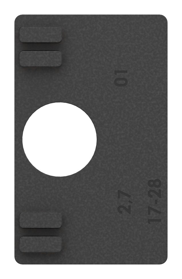 Gummi für Mod. 31, ESG-Glas 10mm Gummi für Mod. 31, ESG-Glas 10mm