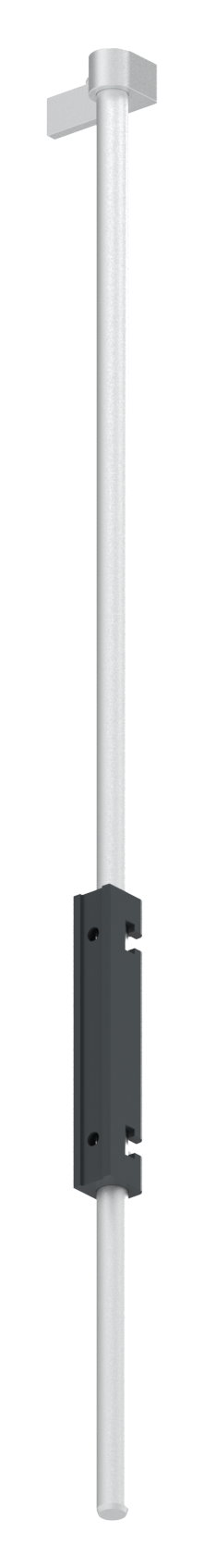 Bodenriegel XL mit Länge 1000mm, zum Anschrauben, RAL 7016