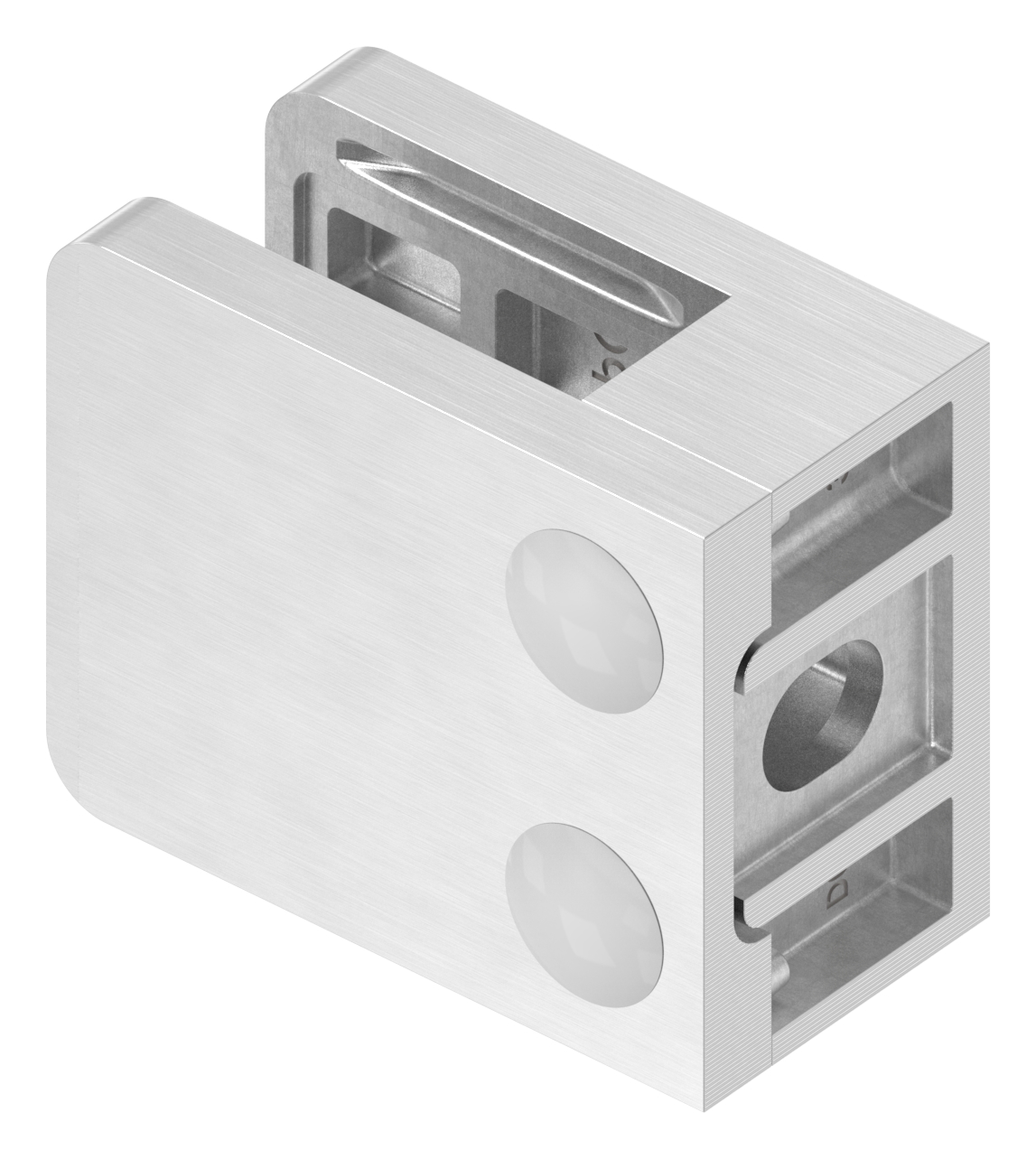 Glasklemme Mod. 36, Anschluss: gerade, in V2A