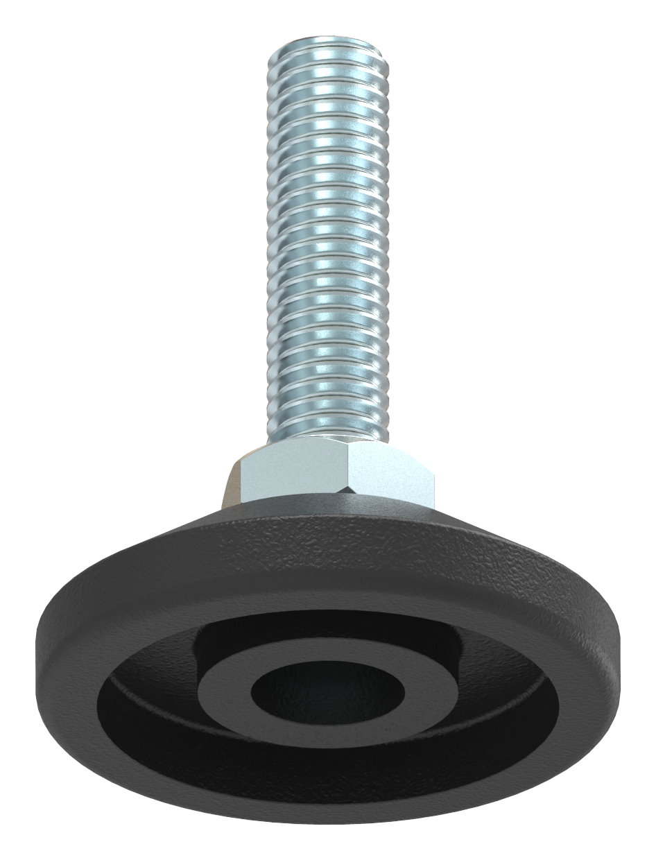 Stellfuß mit Justierschraube mit Innensechskant