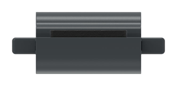 Sicherungsplatte für Mod. 14 , Zink roh pulverbeschichtet in RAL 7016 matt