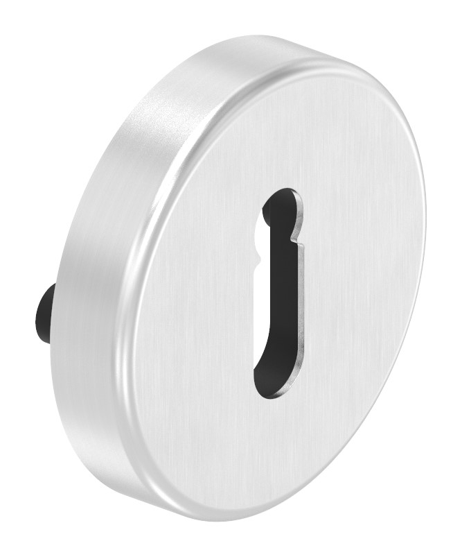 Schlüsselrosette-Paar, für Buntbart, V2A