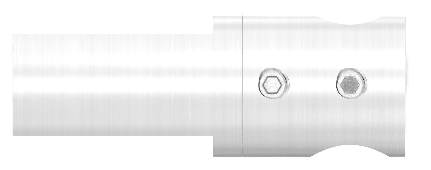 Querstabhalter (Montage zwischen zwei Flacheisen), Bohrung 12,2mm, V2A