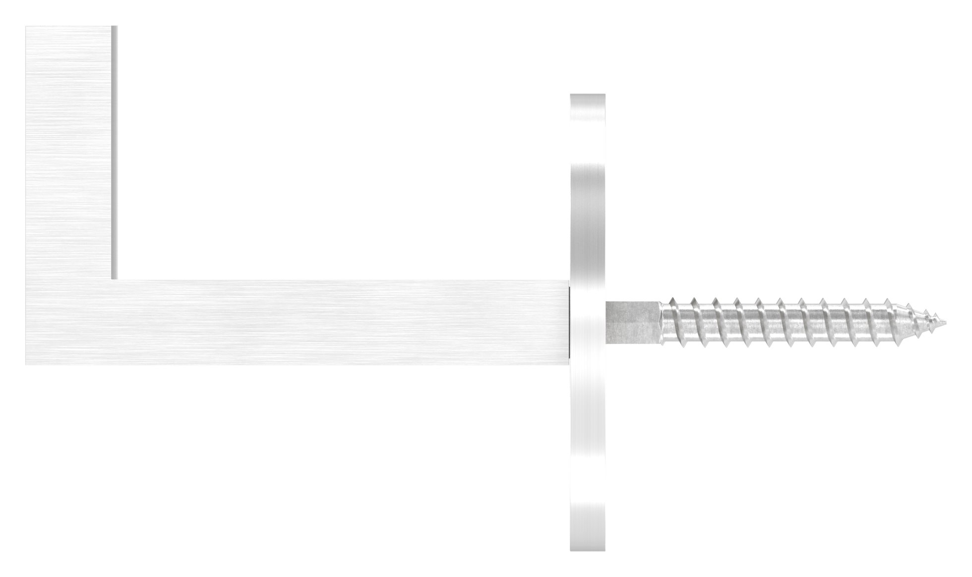 Sensa Design 1, flacher Anschluss, V2A