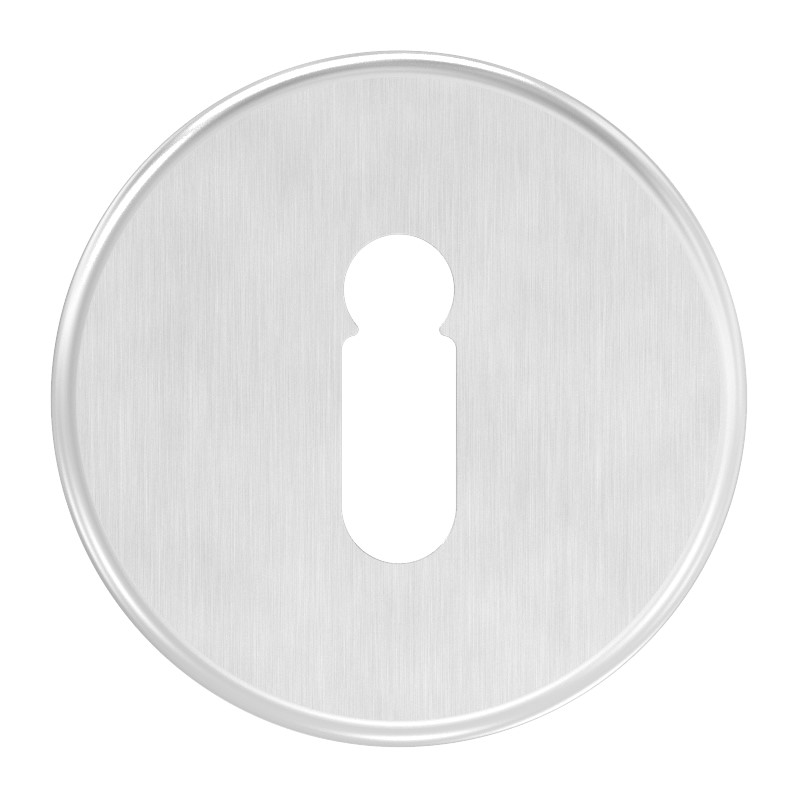 Schlüsselrosette-Paar, für Buntbart, V2A