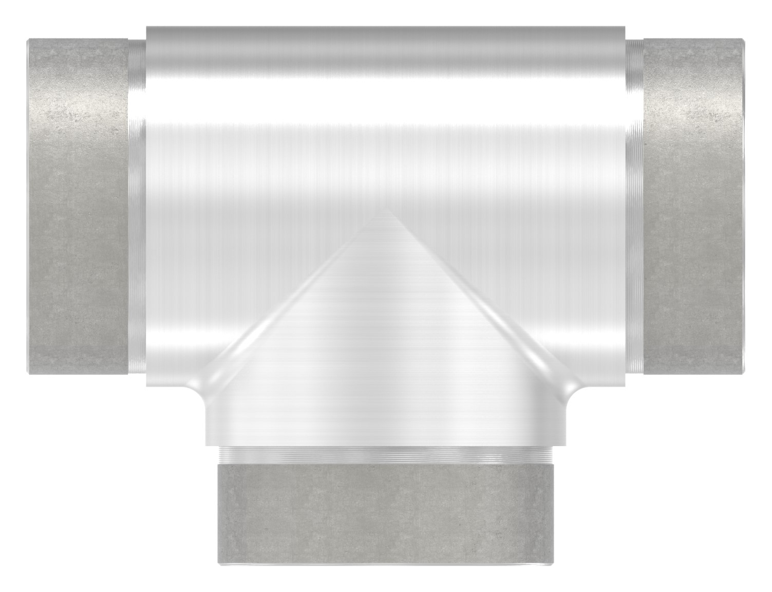 T-Stück egal, für Rohr 60,3x2,0mm, V2A