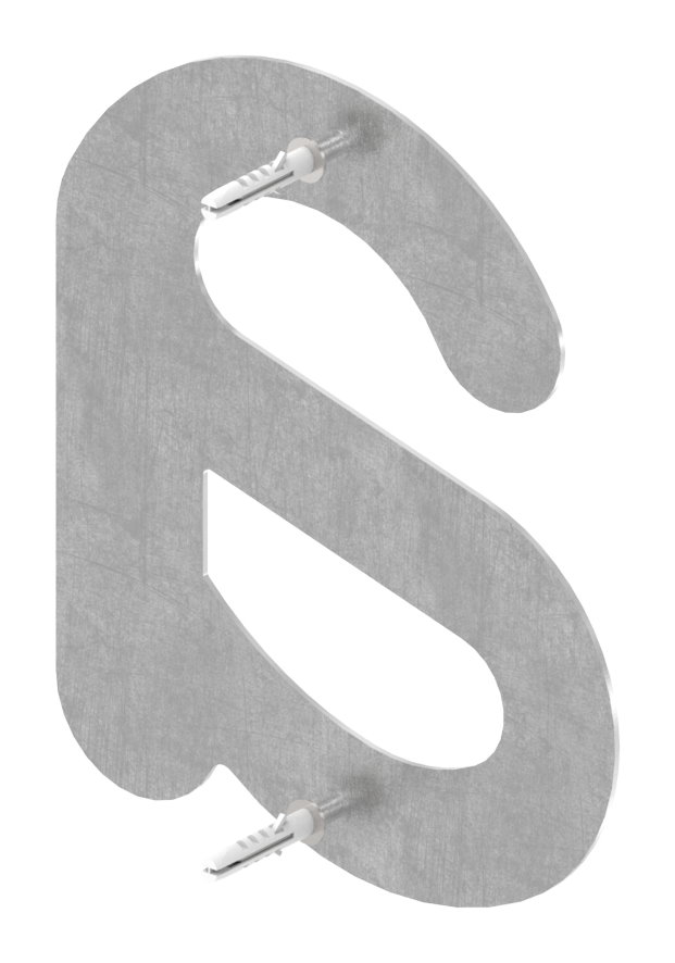 Hausnummer a - "groß", V2A