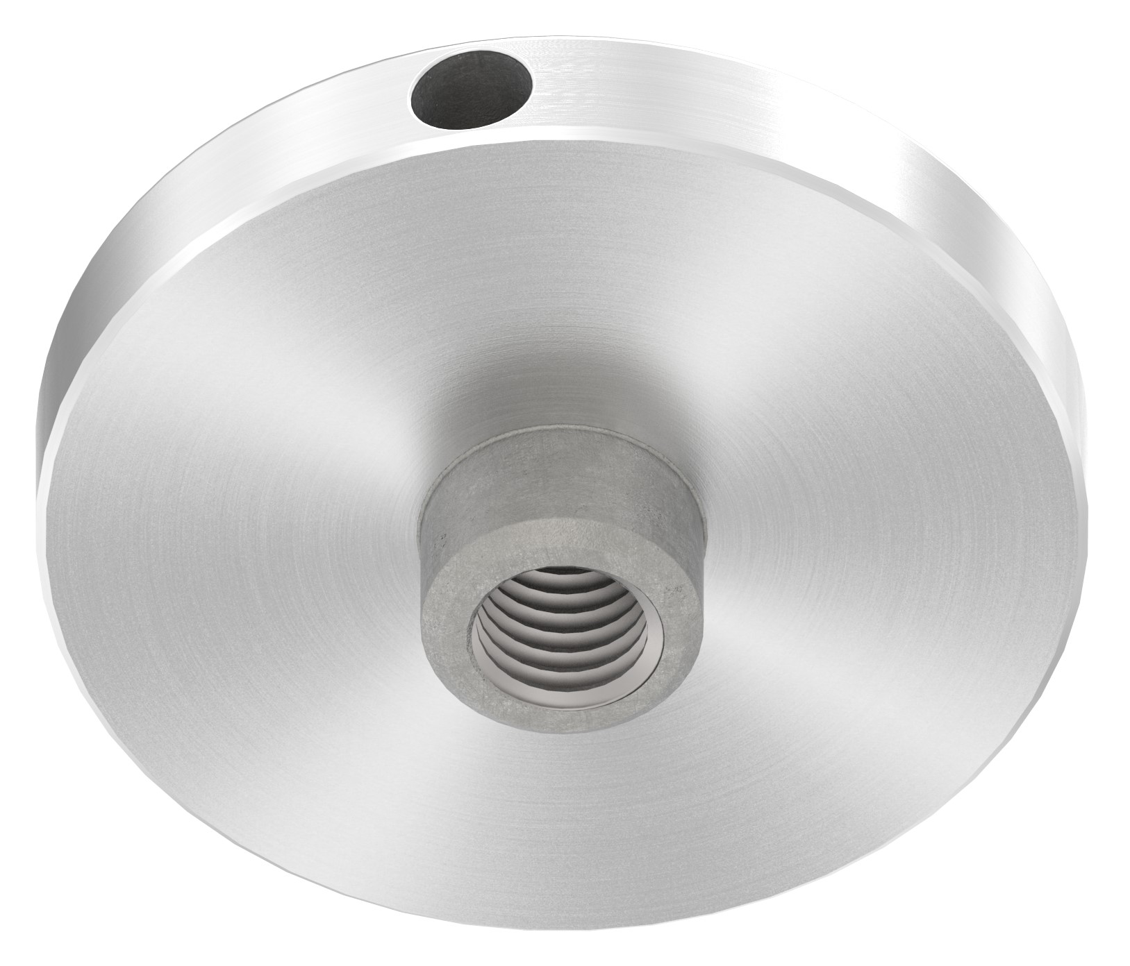 Oberteil für 52mm Glaspunkthalter, V2A Oberteil für 52mm Glaspunkthalter, V2A