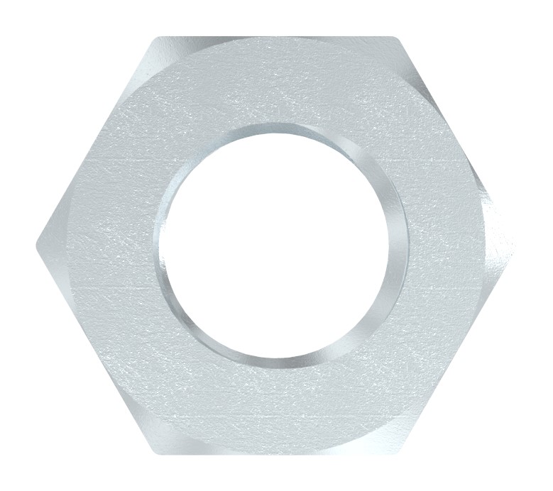 Sechskantmutter M12, flache Form