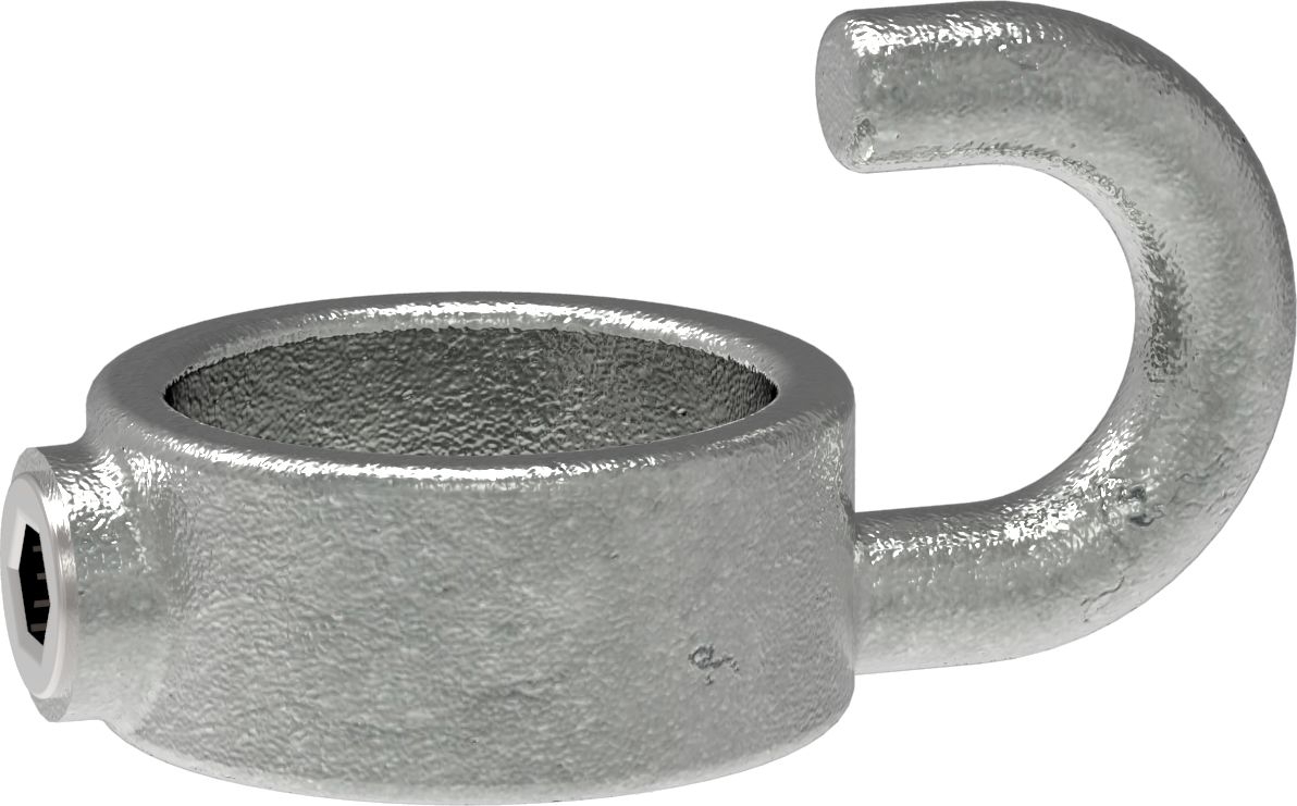 Stellring mit Haken, für Rohr Ø 33,7mm