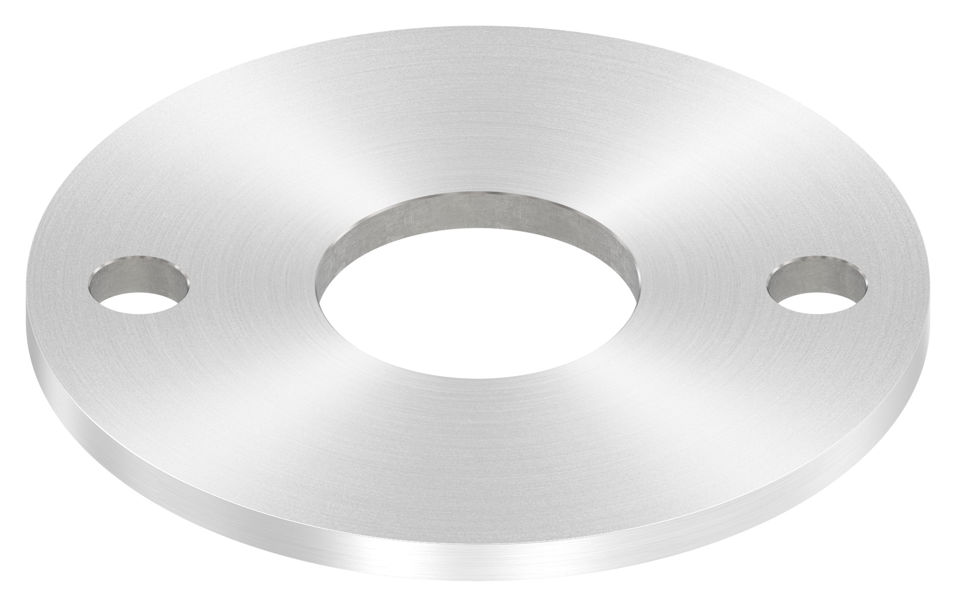 Ankerplatte Ø 120x6mm, mit Rundschliff, V2A