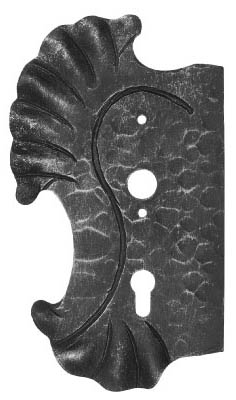 Schlossplatte, LI, mit Dornmaß 60mm, Abstand 72mm