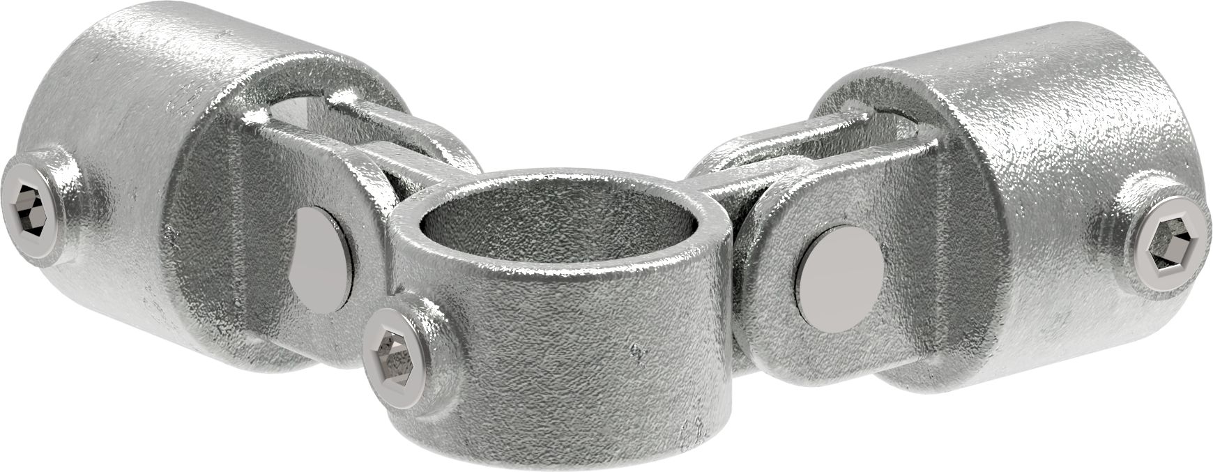 Gelenkstück, 90°, für Rohr Ø 33,7mm