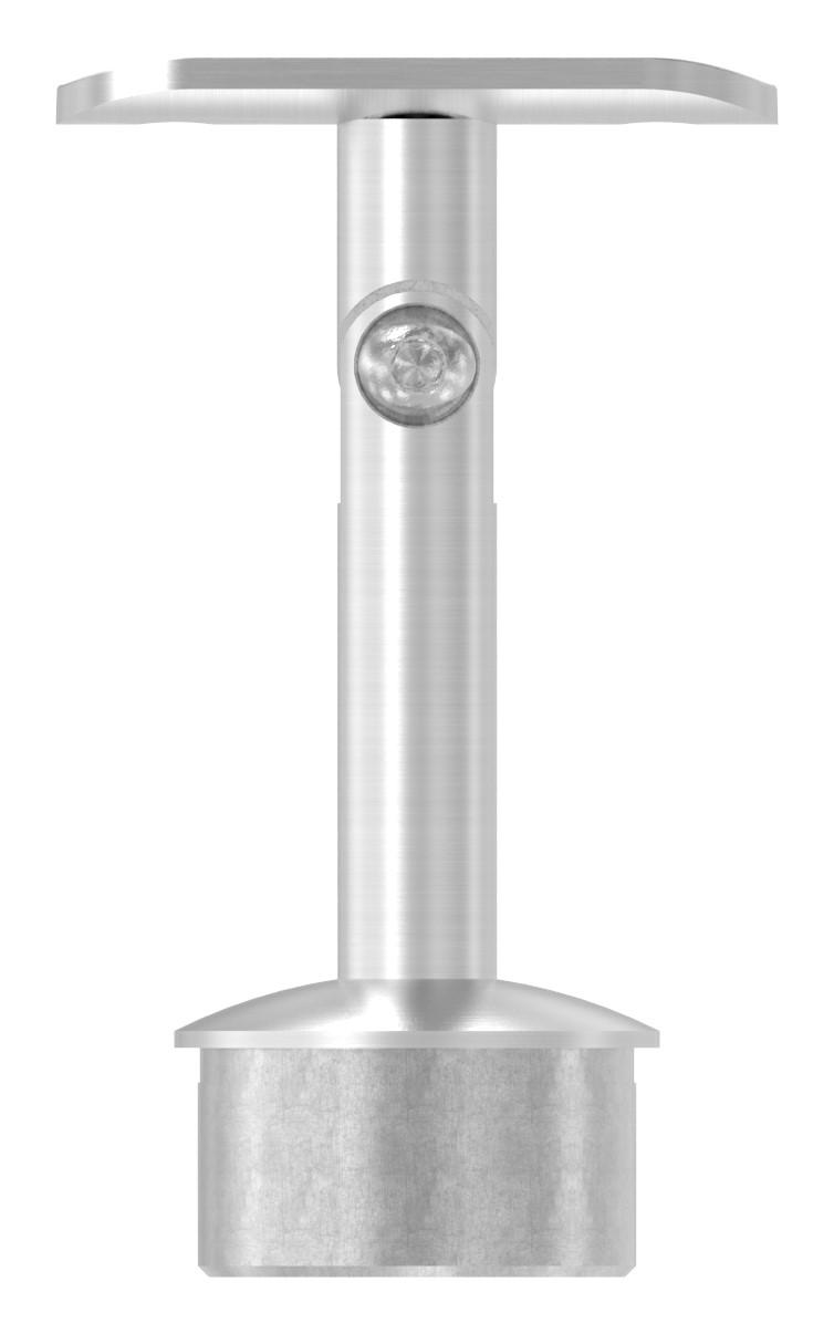 Rohrabschlussstopfen für Rohr 42,4x2,0mm, Handlaufanschlussplatte: 42,4mm, V2A