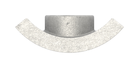 Verstärkungsplatte für Wandbefestigung 50132-V4A, V4A